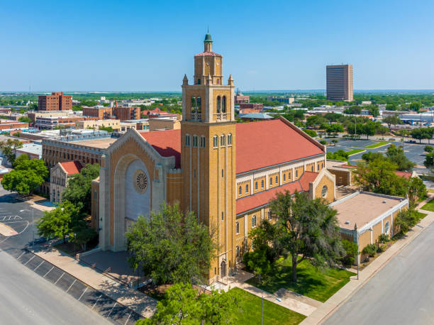 Aerial View of Abilene Texas Downtown Area